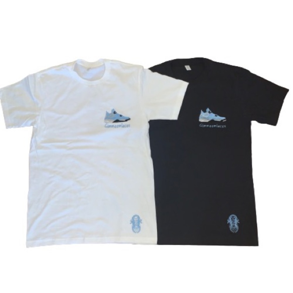 Retro 4 “Sneaker Tees embroidered by Gimmeemlaces”